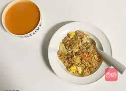 One week of baby food supplement: Recipe for minced beef and egg fried rice 11