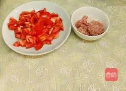 Illustration of how to make tomato minced meat noodles 1