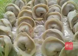 Illustration of how to make pork and carrot dumplings 4