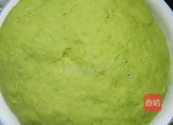 Illustration of how to make green steamed buns 8