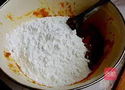 Pumpkin glutinous rice and sesame cake recipe 4