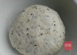 Illustration of how to make black sesame steamed buns 5