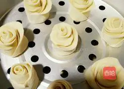 Milk rose steamed buns recipe 14