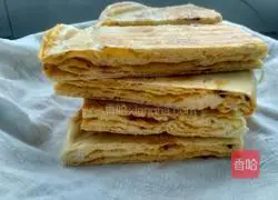 Illustration of making dough puff pastry 19