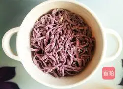 Purple sweet potato and pumpkin colored noodles (10-month-old baby food supplement) illustration 10