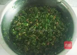Fennel and fresh meat dumpling stuffing...Doubanjiang version recipe illustration 8