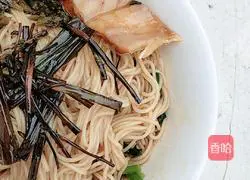 Home-style scallion noodles Illustration of how to do it 5