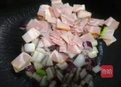 Asparagus Bacon Fried Rice Recipe Illustration 6