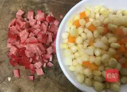 Corn fried rice recipe illustration 2