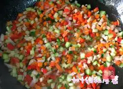 Colorful Fried Rice Recipe Illustration 2