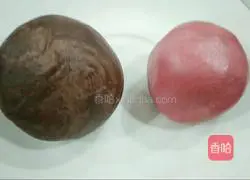 Illustration of how to make piggy glutinous rice balls 8