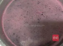 Illustration of how to make purple sweet potato buns 1