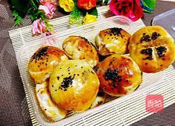 Illustration of making bean paste cake 17