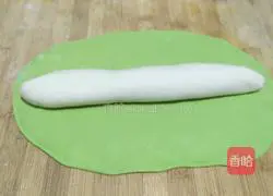 Illustration of how to make jade dumplings 9