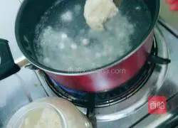 Illustration of how to make glutinous glutinous rice balls 4