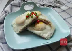 Illustration of how to make meatloaf and steamed eggs 6