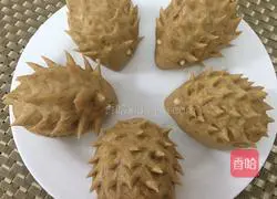 Brown Sugar Hedgehog Steamed Buns Recipe Illustration 13