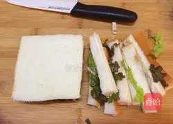 Illustration of how to make sandwich platter 6