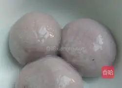 Illustration of how to make purple sweet potato dumplings 10
