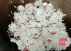 Illustration of bacon fried rice 3