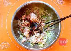 Illustration of how to make cabbage (Baicai) dumplings 9