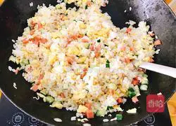 Golden Egg Fried Rice Recipe Illustration 4