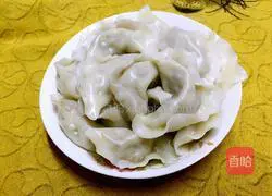 Illustration of how to make celery dumplings 13