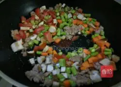 Illustration of braised noodles 4