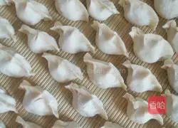 Illustration of how to make homemade pork stuffed dumplings 9