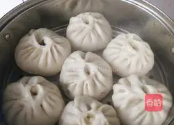 Illustration of how to make fennel meat buns 23