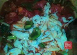 Illustration of how to make fried noodles with tomatoes and eggs 12