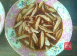 Scissor noodles Illustration of how to do it 4