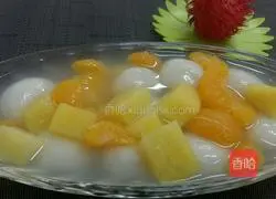 Illustration of how to make tangerine and radish dumplings 9