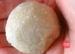Illustration of how to make fried glutinous rice balls 7