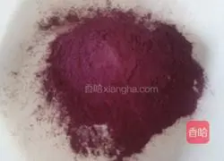 Illustration of how to make purple sweet potato buns 1