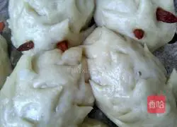 Illustration of how to make hedgehog steamed buns 4