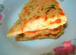 Illustration of how to make carrot and green onion cake 5
