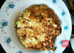 Illustration of how to make egg and vegetable rice cakes (no flour) 9