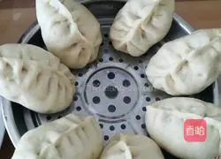 Leeks and Egg Stuffing Wheat Ears Illustration of how to make steamed buns 17