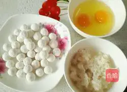 Illustration of how to make orange slices, Guiyuan, wolfberry, sweet wine, glutinous rice balls and boiled eggs 2