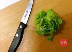 Illustration of how to make cabbage puree and rice flour paste 3