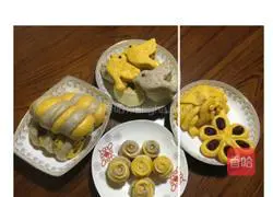 Illustration of how to make fancy bean paste stuffed buns 12