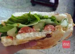 Illustration of how to make delicious sandwiches 1