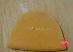 Illustration of how to make pumpkin shell steamed buns 10