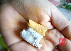 Illustration of how to make homemade two-color glutinous rice balls 8