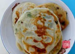 Scallion pancake Illustration of how to do it 9