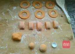 Illustration of how to make pumpkin steamed buns 10