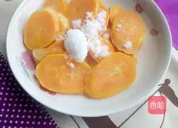 Illustration of how to make sweet potato steamed buns 5