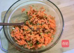 Illustration of how to make shredded radish buns 4