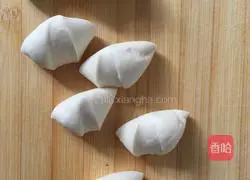 Illustration of how to make mushroom and beef dumplings 4